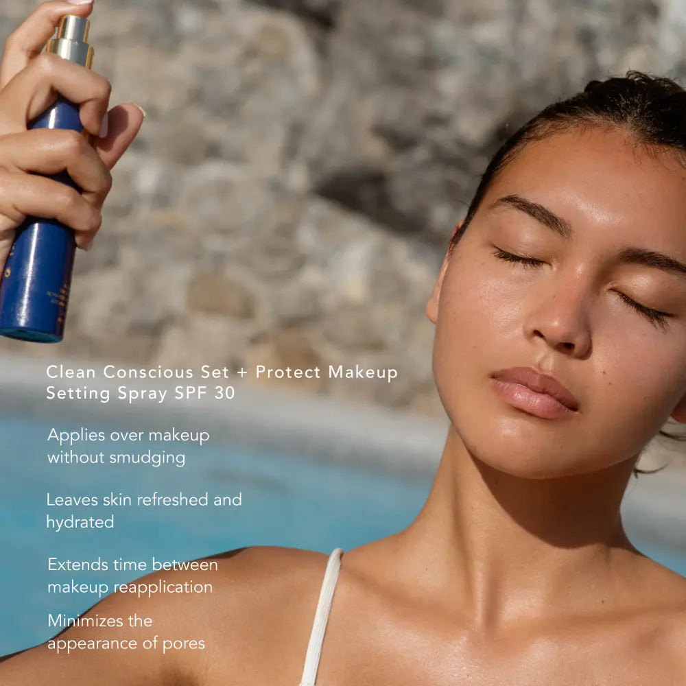 Clean Conscious Set + Protect Makeup Setting Spray SPF 30 Soleil Toujours