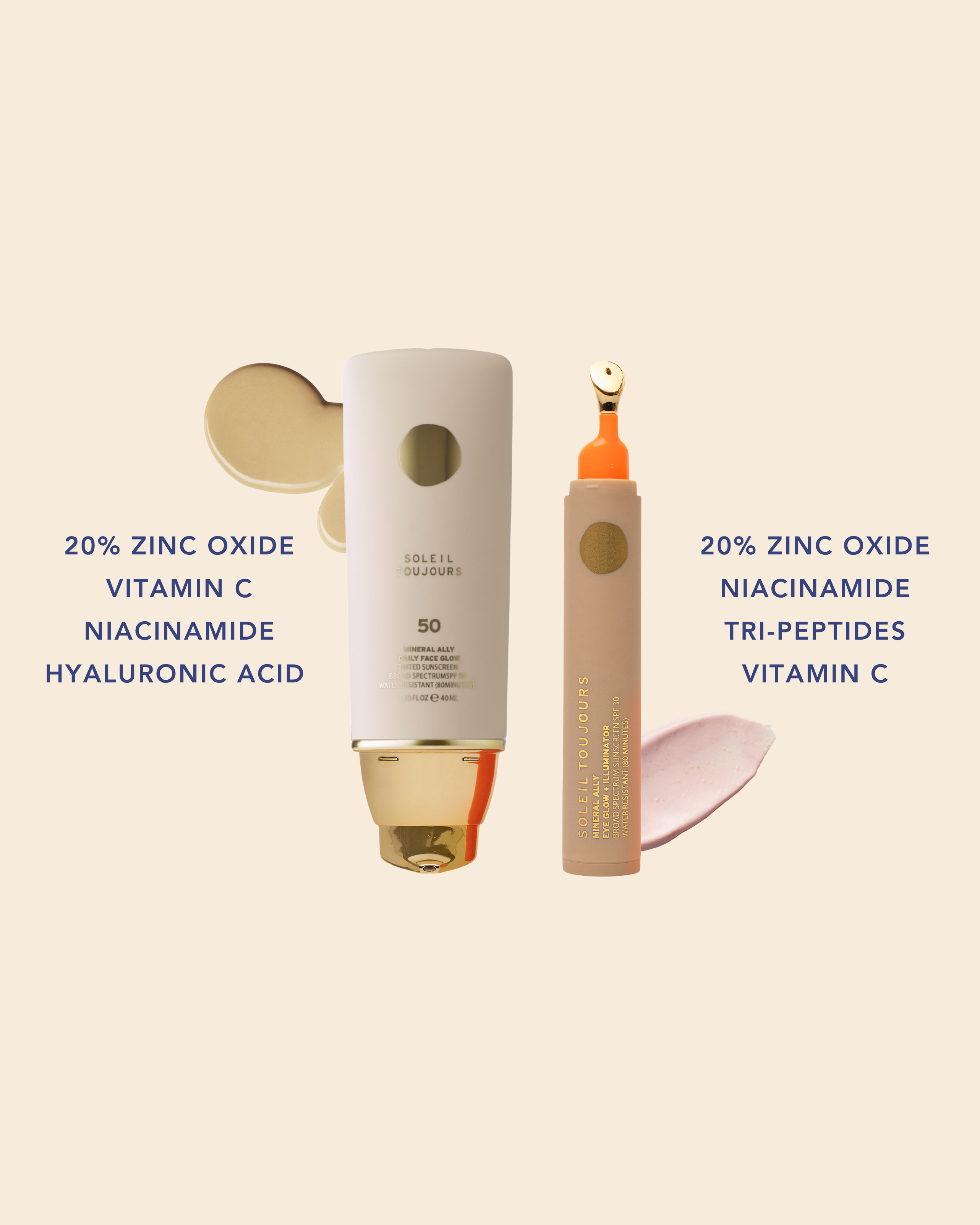 Double the Glow – Eye & Face Mineral SPF Duo Soleil Toujours